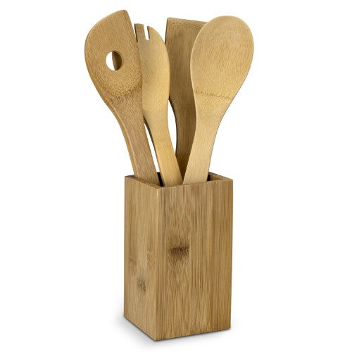Kitchen Utensils - Bamboo (Natural)