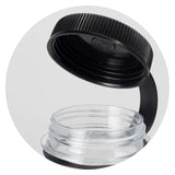 Mountaineer Bottle - Clear/Black (6 Units)