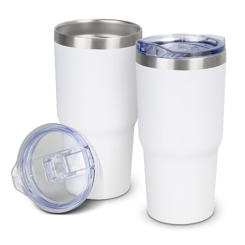 Vacuum Tumbler - Himalayan Powder Coated White (3 Units)