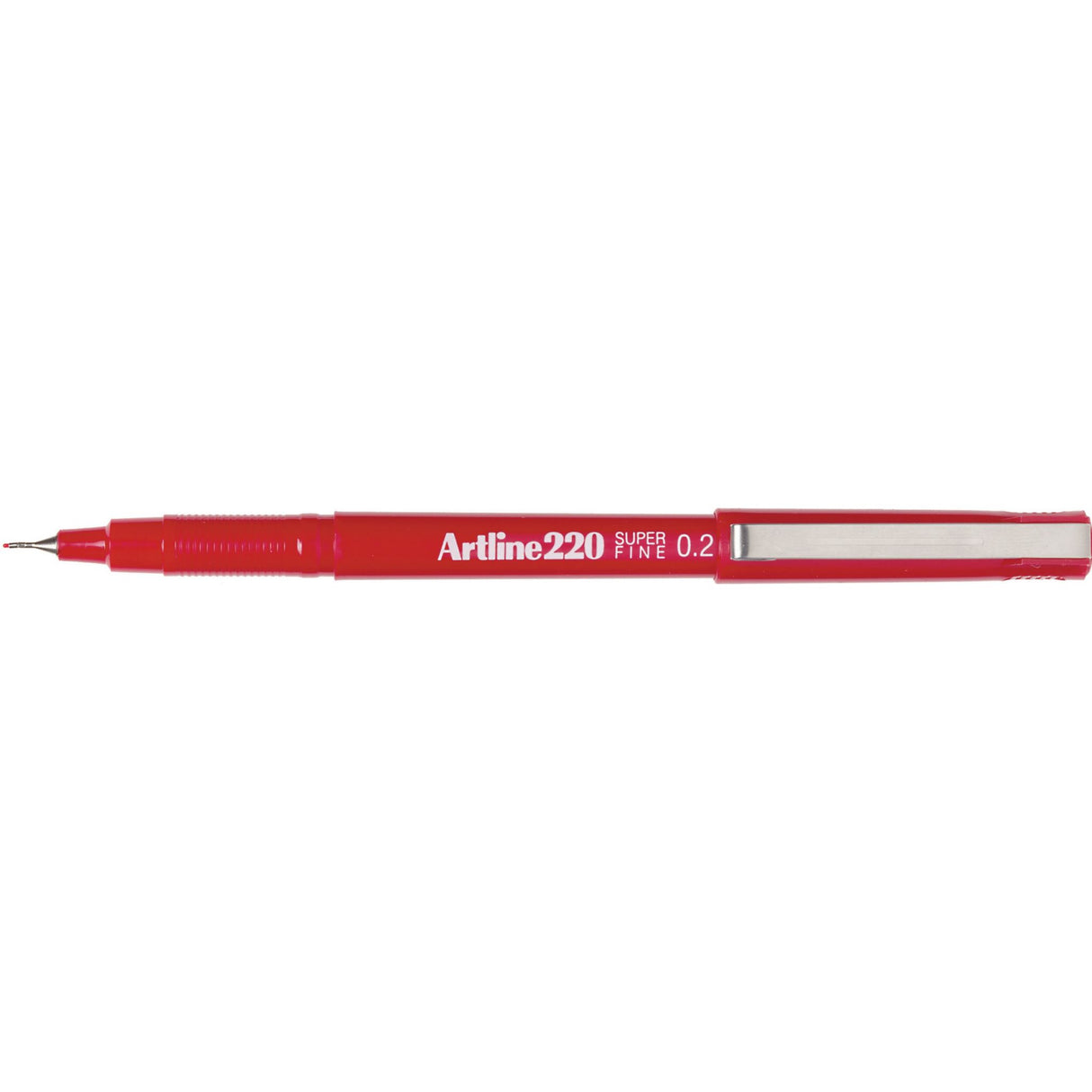 Artline 220 Fineliner Pen 0.2mm Red -12 units