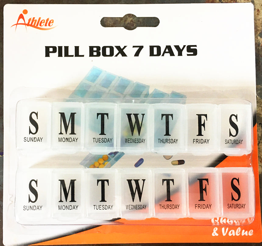 Pill Box 7 Days 14 Piece - 2 Pieces