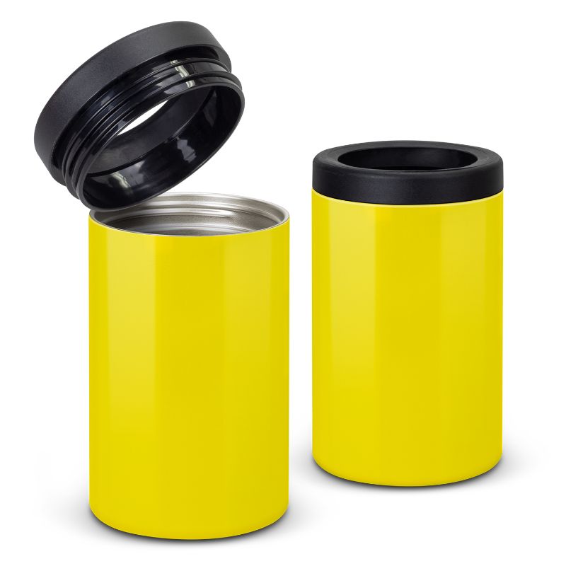 Vacuum Stubby Cooler - Brewski Yellow (3 Units)