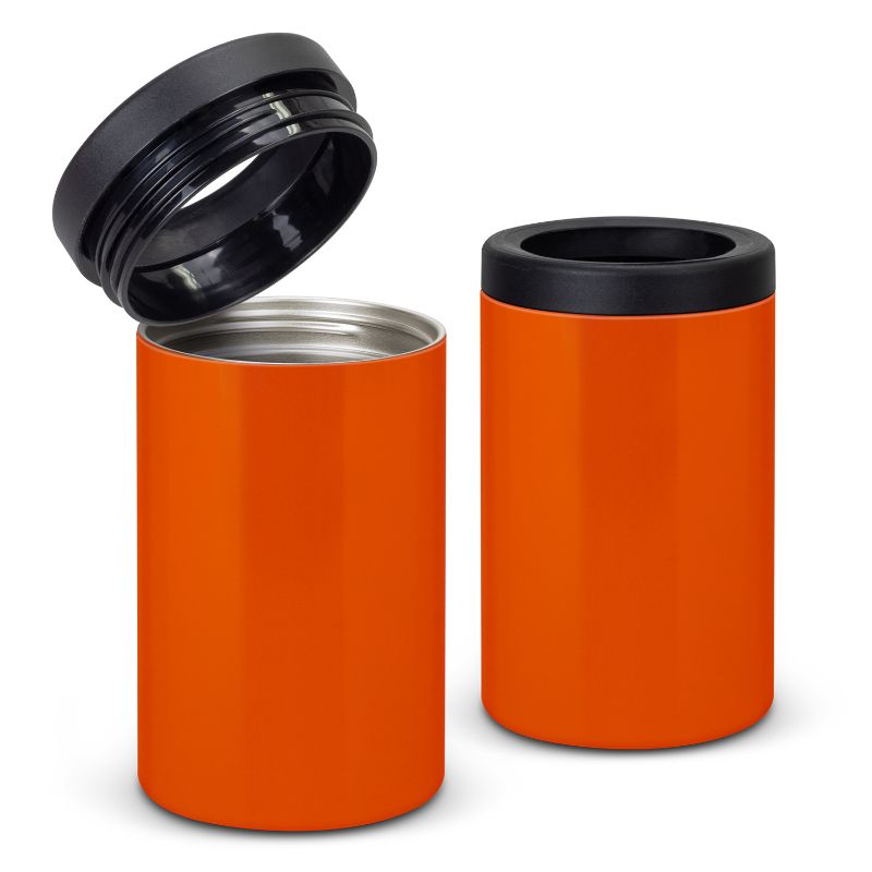 Vacuum Stubby Cooler - Brewski Orange (3 Units)