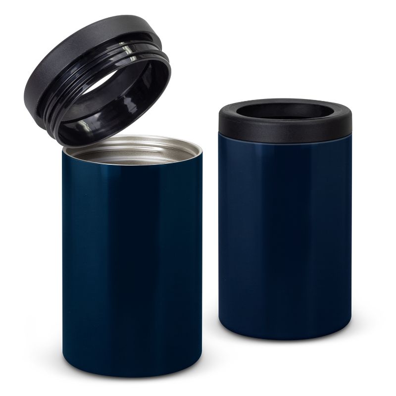 Vacuum Stubby Cooler - Brewski Navy (3 Units)