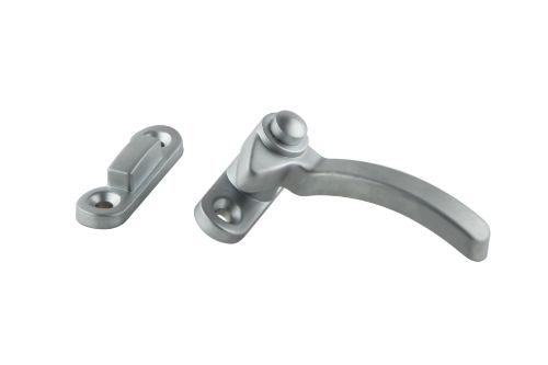Right Hand Split Rail Fastener with Packer - Satin Chrome Plated
