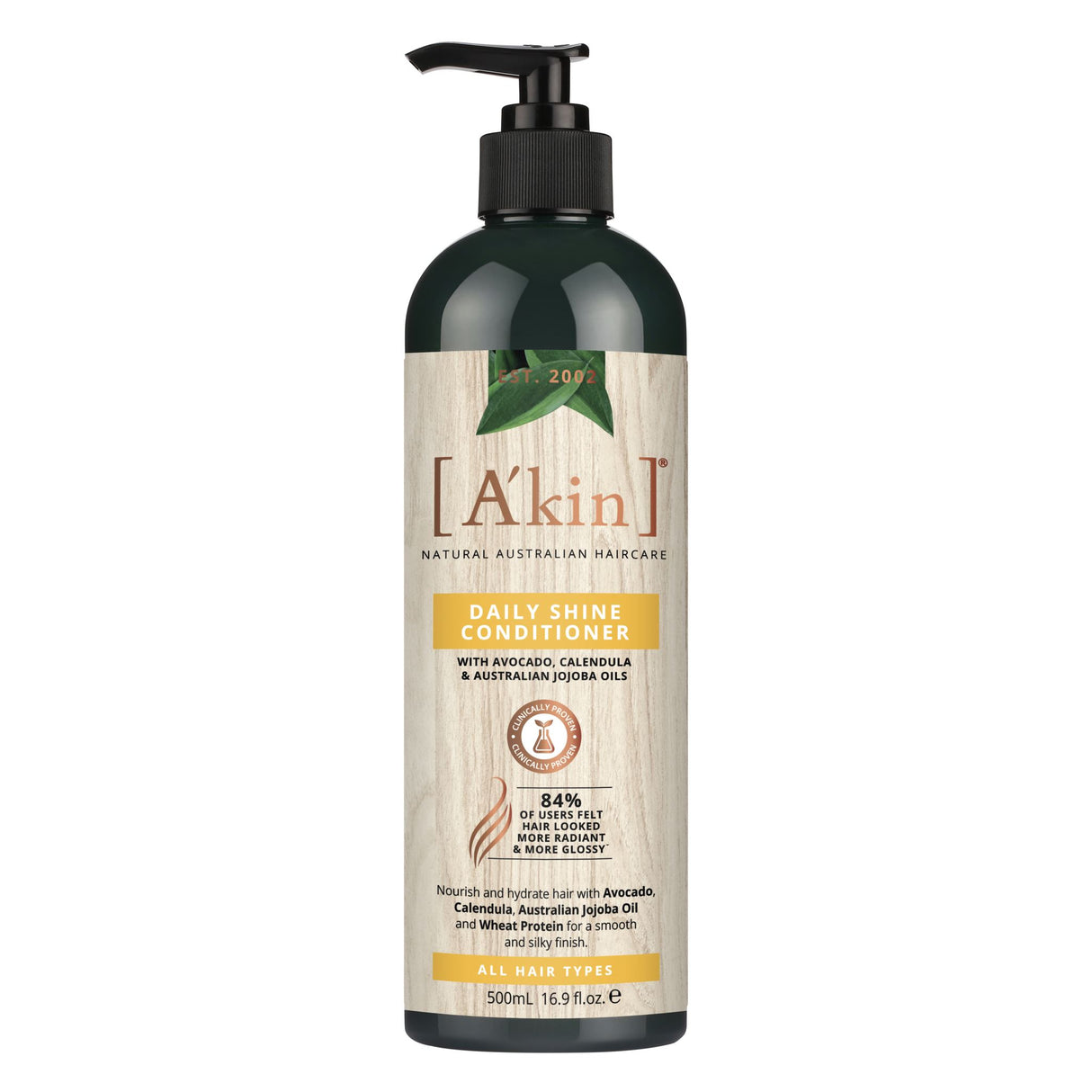 A'kin Daily Shine Avocado & Calendula Conditioner 500mL