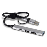 USB Hub - Megabyte (Silver)