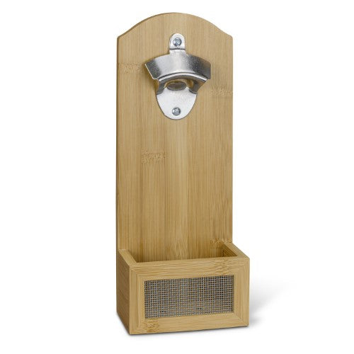 Wall Mounted Bottle Opener - NATURA Bamboo (Natural)