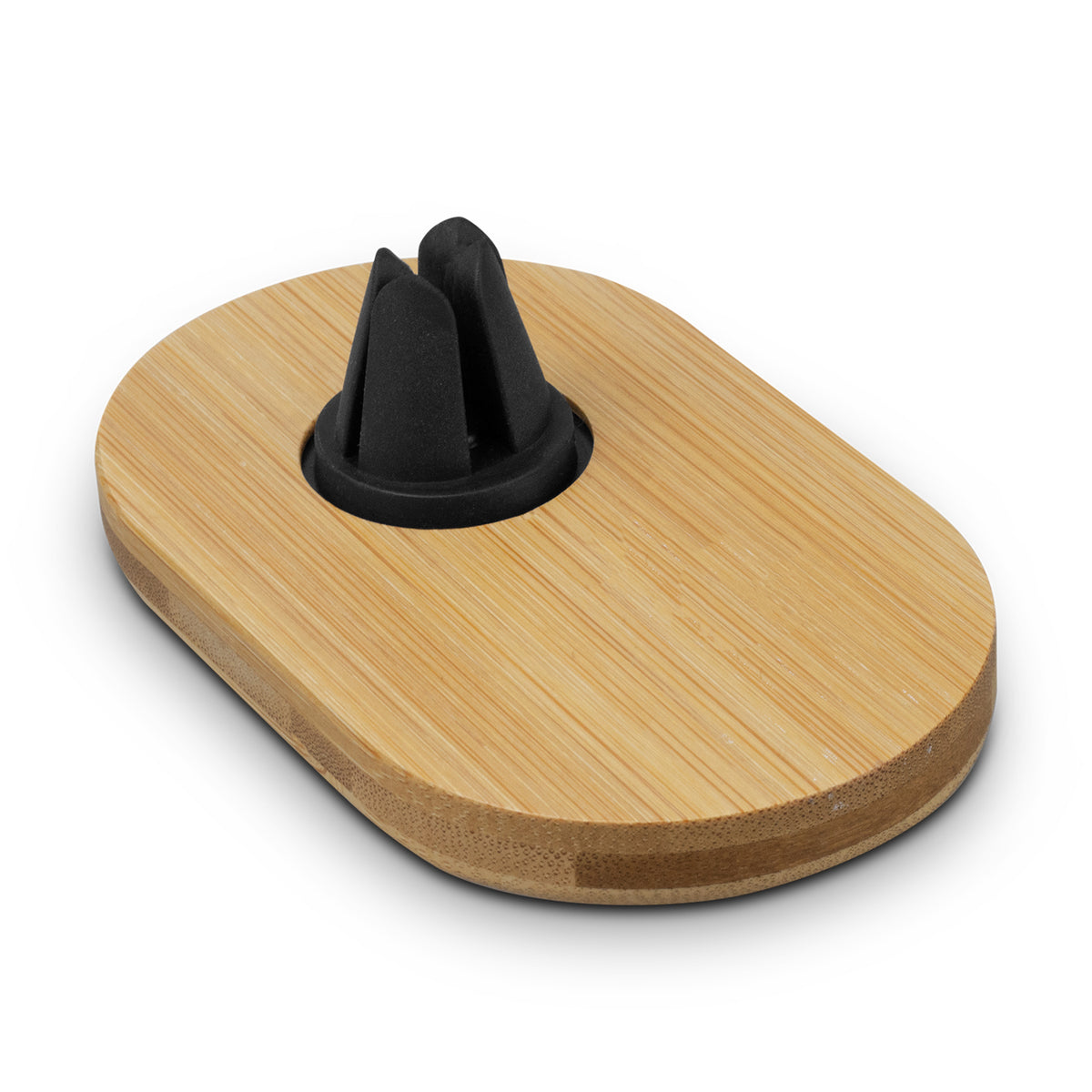 Bamboo Car Air Vent Phone Holder With Silicone Clip - Pack of 10