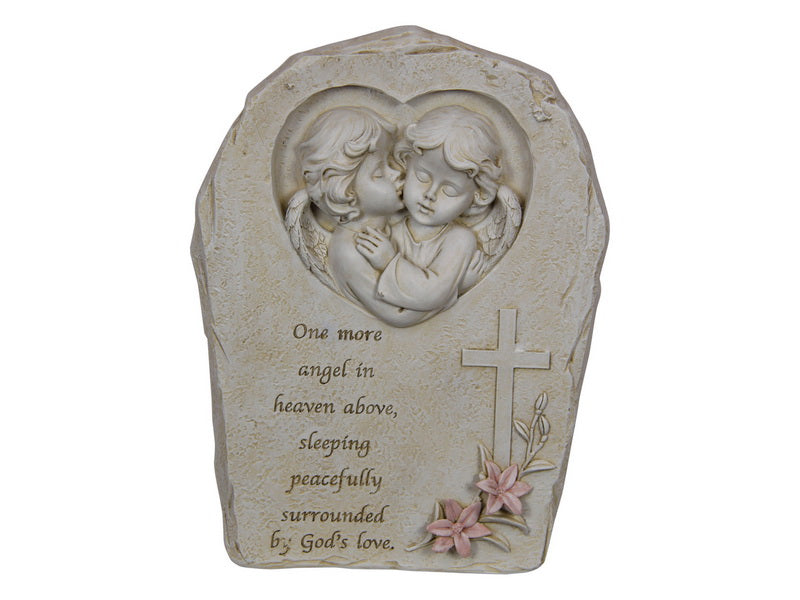 22cm Cherub Memorial Plaque