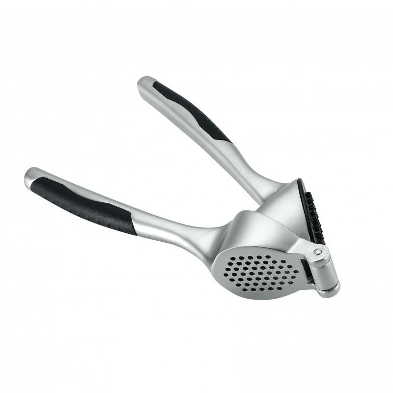 Avanti Easy Self Clean Garlic Press Crusher | Stainless Steel One Handed Action