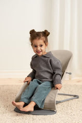 BABY BJORN BOUNCER SOFT WOVEN/JERSEY SAND GREY