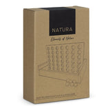 Wooden Four in a Row Game - NATURA Quattro (Natural)