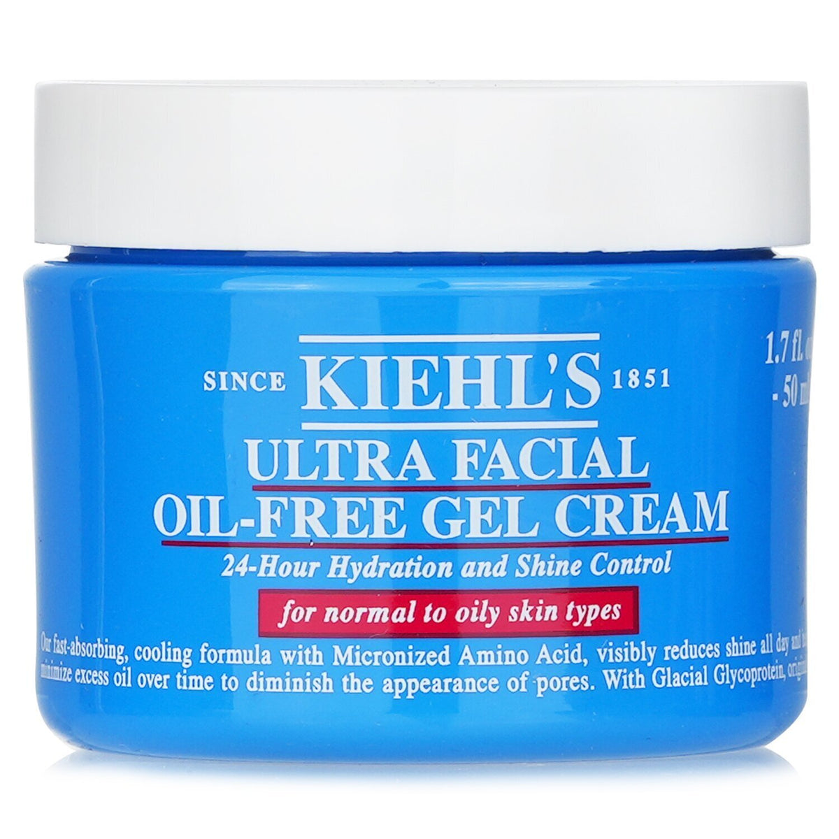 Kiehl's - Ultra Facial Oil-Free Gel Cream - For Normal to Oily Skin Types  - 50m