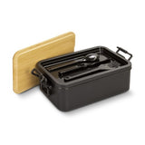 Expandable Lunch Box - Luncheon (Natural/Black)