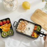 Expandable Lunch Box - Luncheon (Natural/Black)