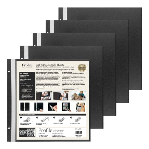 Profile - Self-Adhesive Photo Album - Refill Pack - 335x325mm