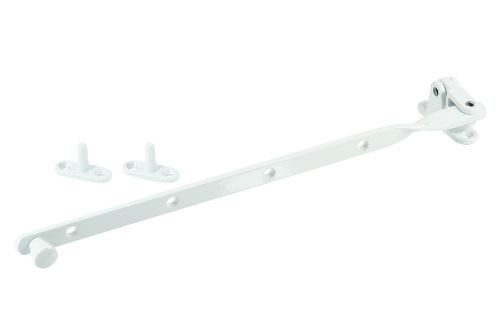 Fanlight Stay 305mm - Top Hung Window - White Powder Coated