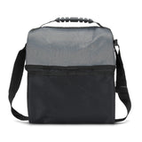 Insulated Dual Compartment Lunch Cooler Bag 14L Trades Grey & Black