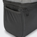 Insulated Dual Compartment Lunch Cooler Bag 14L Trades Grey & Black