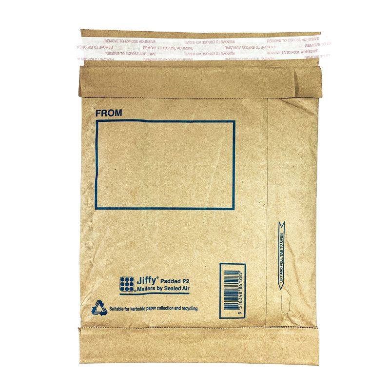 Jiffy Padded Mailer Size 2 215x280mm