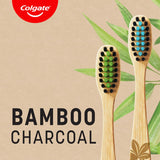 Colgate Bamboo Toothbrush Charcoal Medium Value Pack 2pack