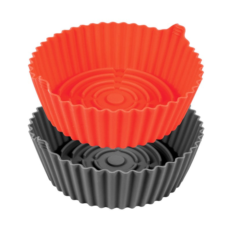 Avanti - Airfryer Round Silicone Insert - Set of 2 23.5 x 22 x 7.5cm