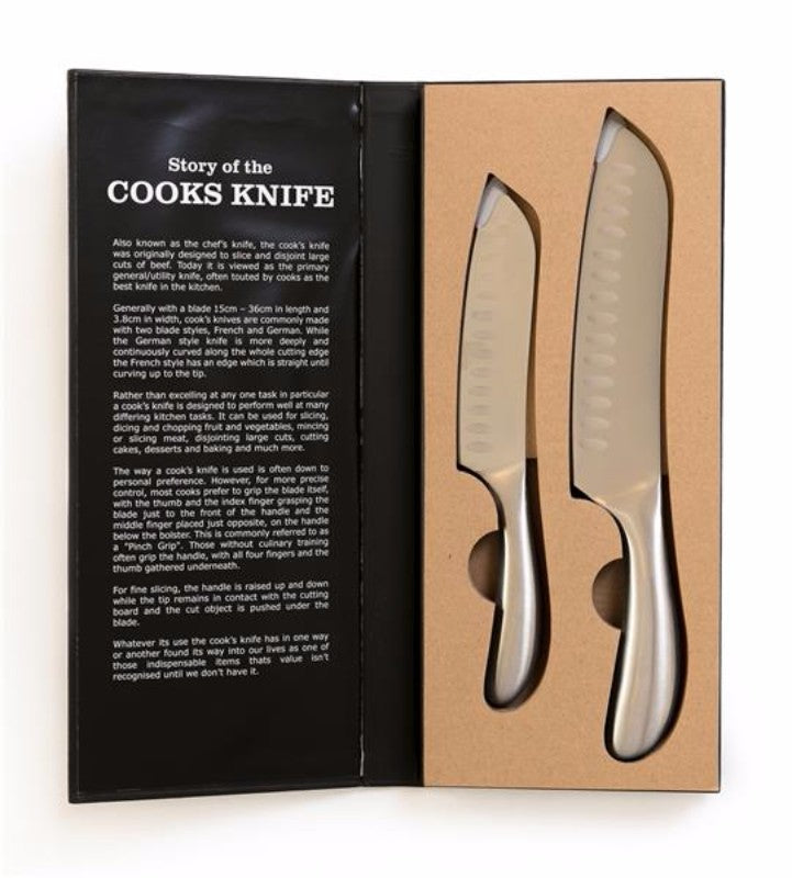 Knife Cooks Set 2pce Stainless Steel