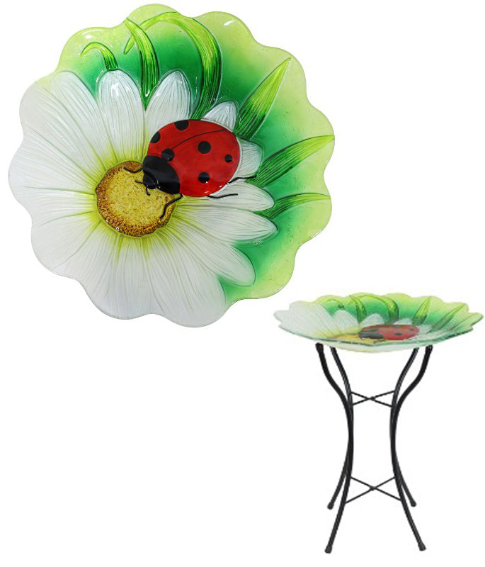 Bird Feeder - Flower w Ladybird (46cm)