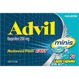 Advil Pain Relief Mini Liquid Capsules 20 pack