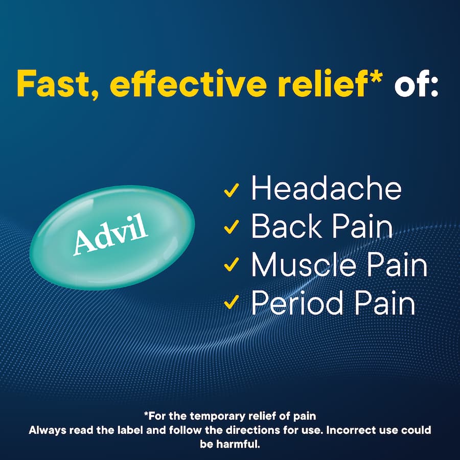 Advil Pain Relief Mini Liquid Capsules 20 pack