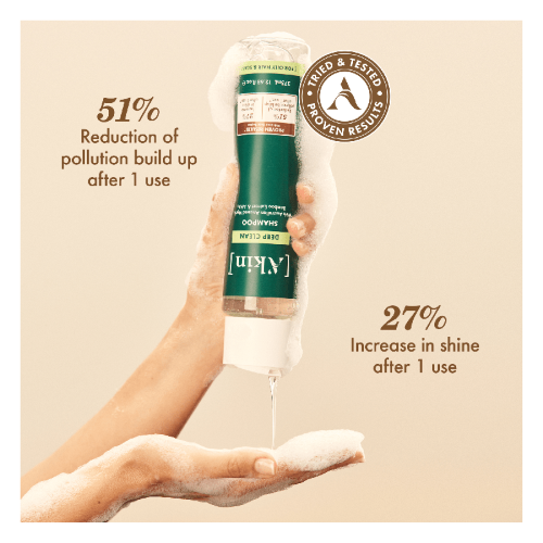 SHAMPOO - AKIN DEEP CLEAN (375ml) x 3 Bottles