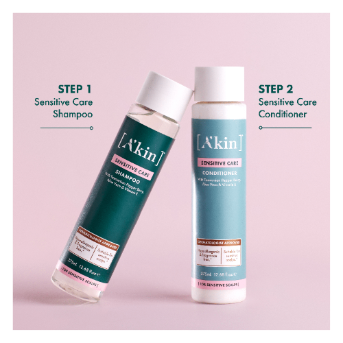 SHAMPOO - AKIN SENSITIVE (375ml) x 3 Bottles
