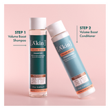 SHAMPOO - AKIN VOLUME BOOST (375ml) x 3 Bottles