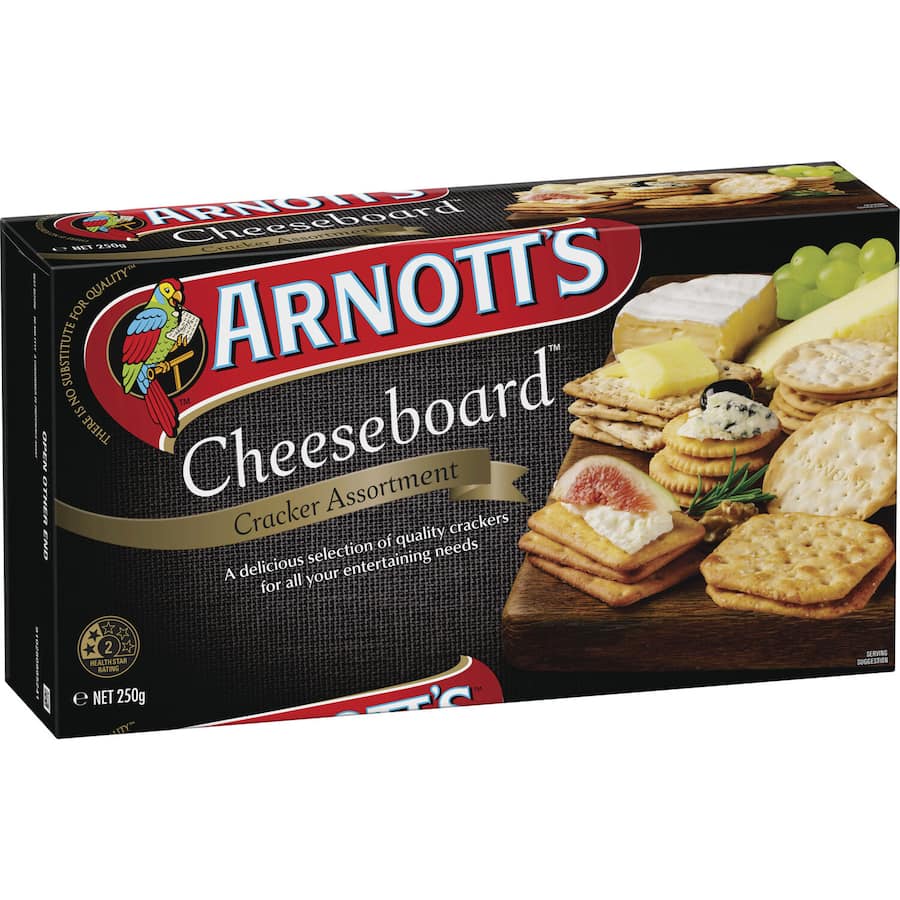Arnotts Crackers Cheeseboard Selection Boxed 250g