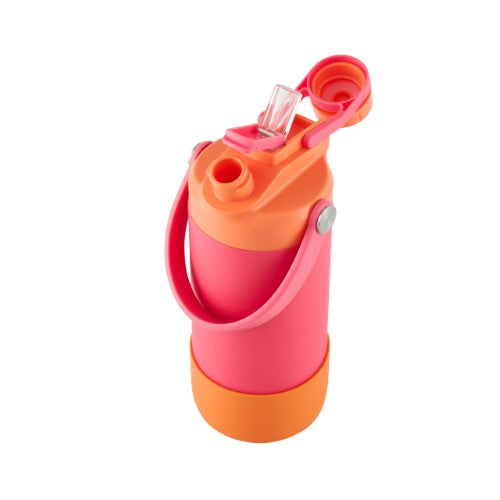 2 Way Drinking Insulated Bottle - AVANTI YumYum 400ml (Melon/Orange)