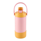 2 Way Drinking Insulated Bottle - AVANTI YumYum 400ml (Pink/Yellow)