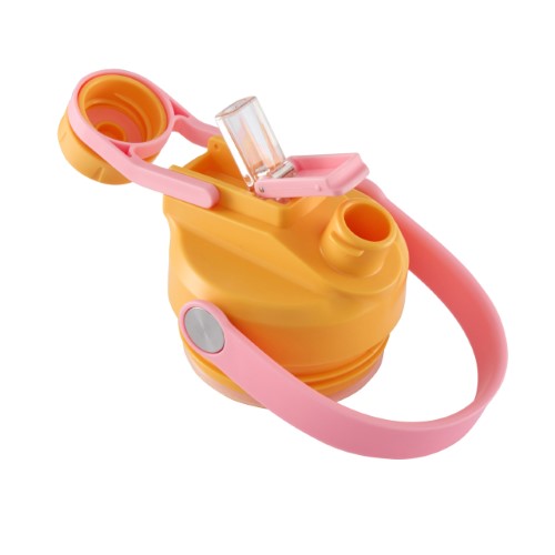 2 Way Drinking Insulated Bottle - AVANTI YumYum 400ml (Pink/Yellow)