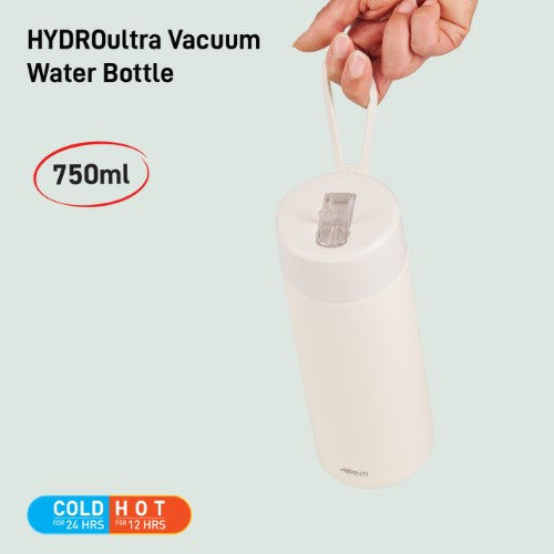 Insulated Water Bottle w/Strap - AVANTI HydroUltra 750ml (Sand Dune)
