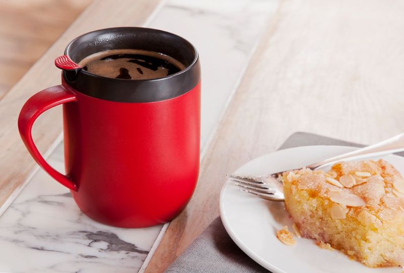 Hot-Mug-Coffee-Plunger-Zyliss-Cafetiere-Red