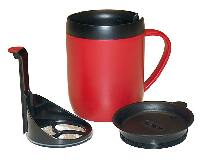 Hot-Mug-Coffee-Plunger-Zyliss-Cafetiere-Red