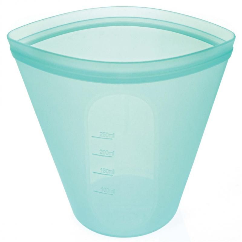 Avanti Pinch & Lock Silicone Reuseablebag,250ml Blue