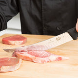 Victorinox Fibrox Granton Edge Cimeter Knife 31cm Black