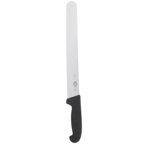 Victorinox Fibrox Granton Edge Slicing Knife 30cm Black