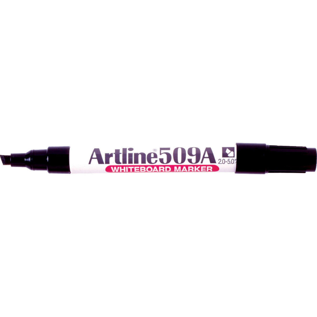 Artline 509a Whiteboard Marker 5mm Chisel Nib Black -12 units