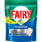 Fairy Platinum Dishwasher Capsules Lemon 41pack
