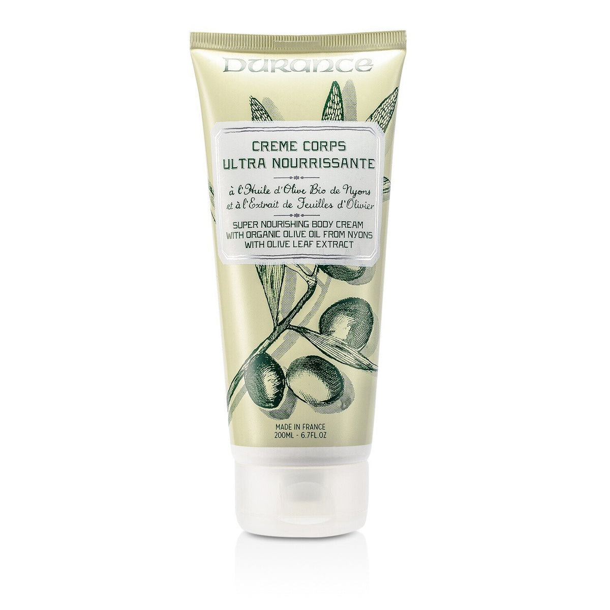 Durance - Super Nourishing Body Cream with Olive Leaf Extract  - 200ml/6.7oz