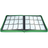 Ultra Pro: UP15741 Vivid 12-Pocket Zippered PRO-Binder: Green