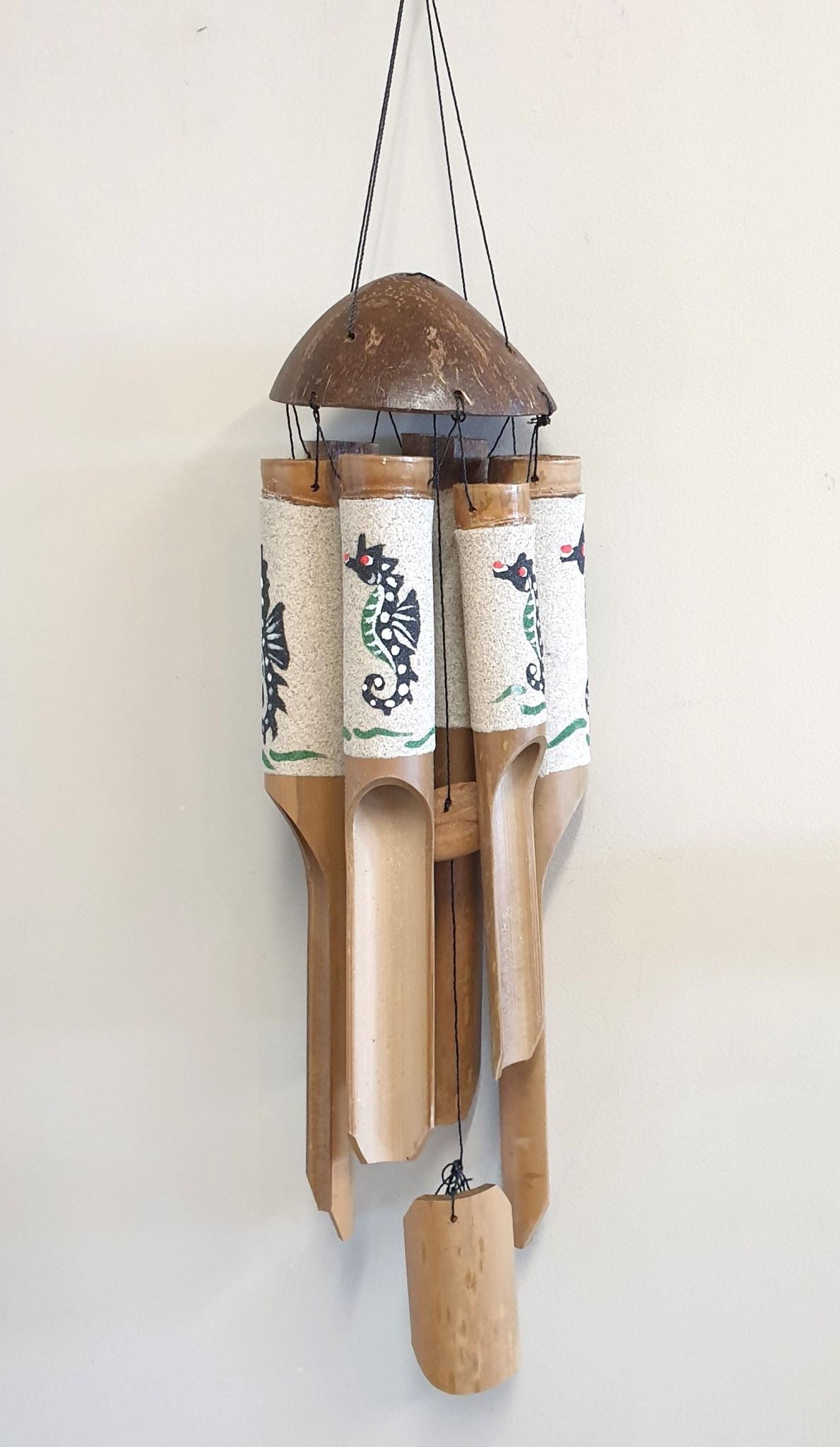 Seahorse Sand Painted Wind Chimes