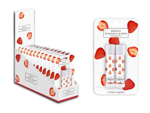 Lip Balm - MC  Strawberry (12 Packs)